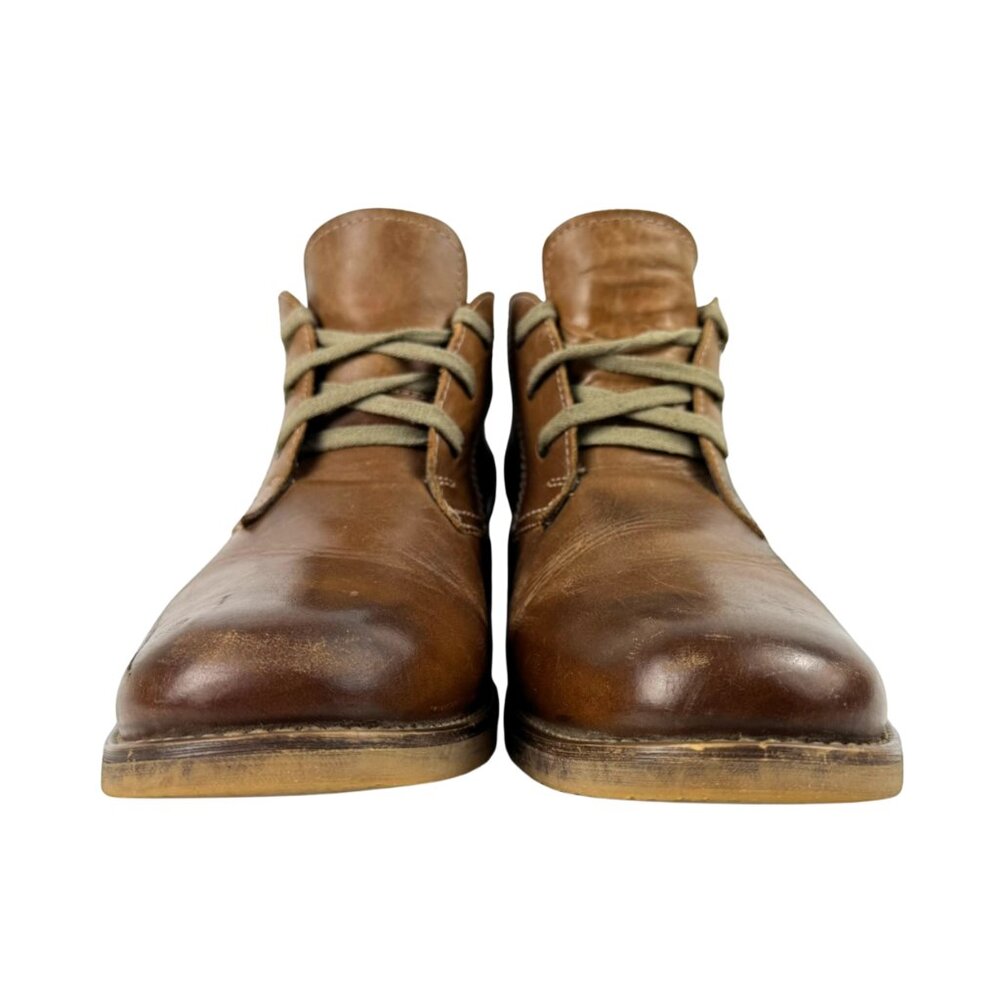 Bed Stu Draco Brown Leather Chukka Boots - Distressed Boots – Men’s Size 9.5 - Picture 7 of 11